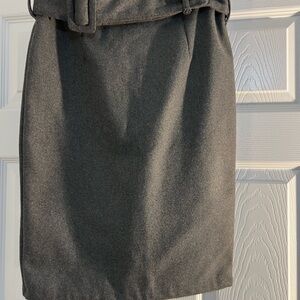 Elegant Gray Pencil Skirt for Women